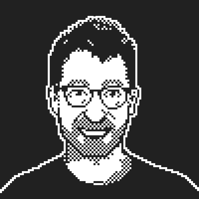Dithered portrait of Alex