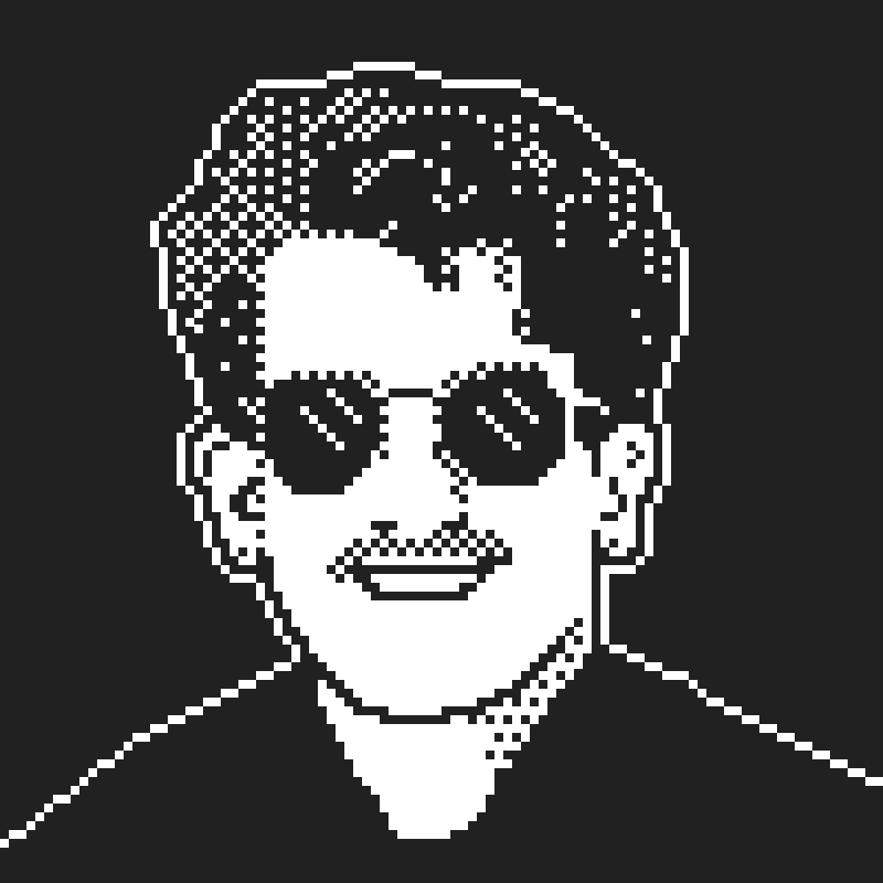 Dithered portrait of Conner Luzier