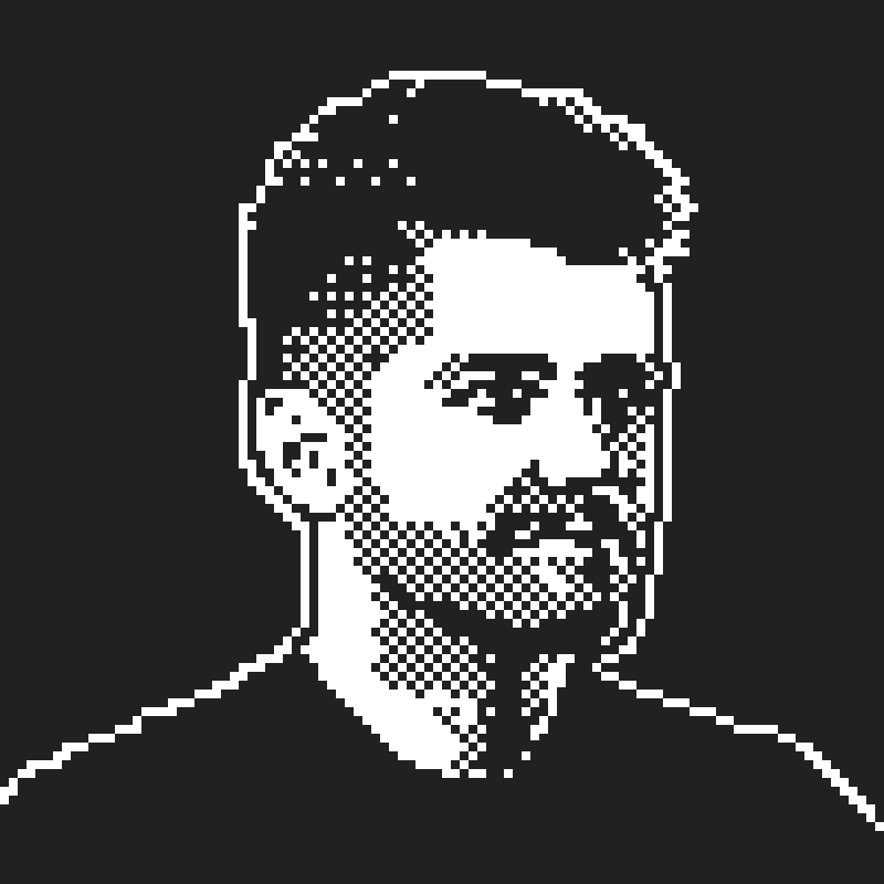 Dithered portrait of Ivan Garcia