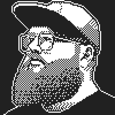 Dithered portrait of Reijo Palmiste