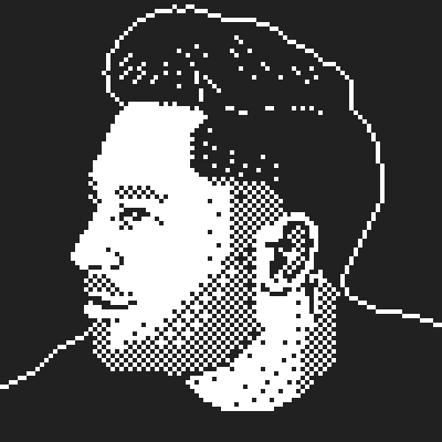 Dithered portrait of Tommy Geoco