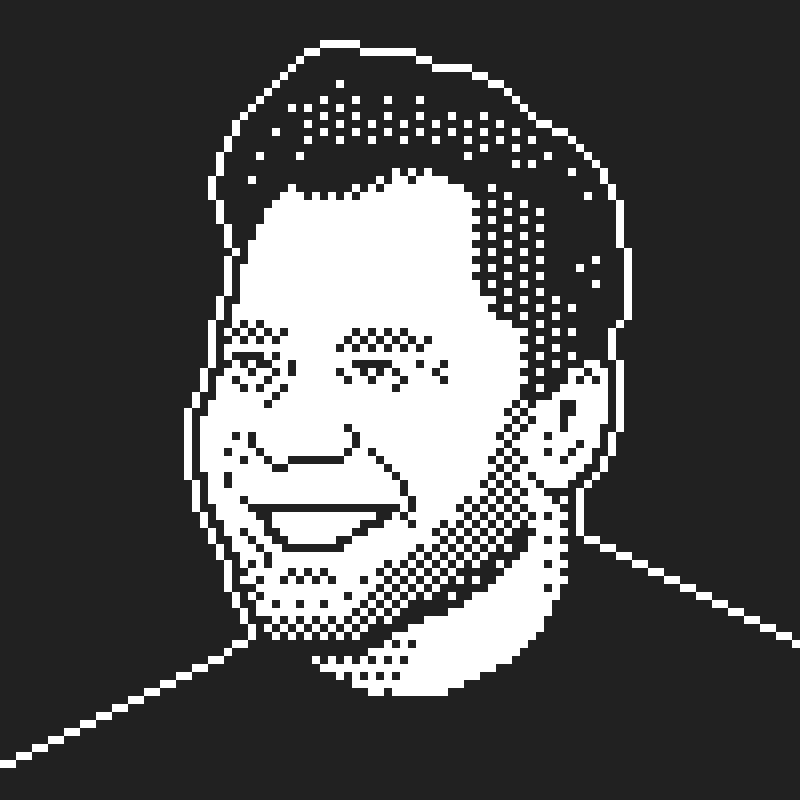 Dithered portrait of Tommy Geoco