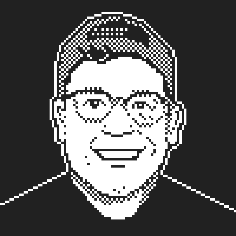 Dithered portrait of Will King